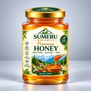 SUMERU ORGANICS 100% Pure Natural Honey – 250 ml