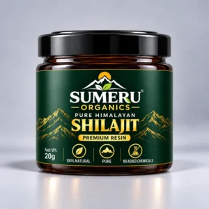 SUMERU ORGANICS Pure Himalayan Shilajit – Premium Resin, 20 g