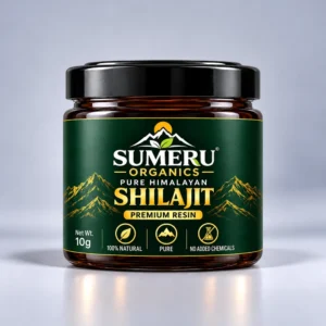 SUMERU ORGANICS Pure Himalayan Shilajit – Premium Resin, 10 g